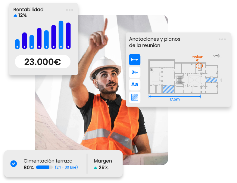 Programa de gestión para empresas de construcción
